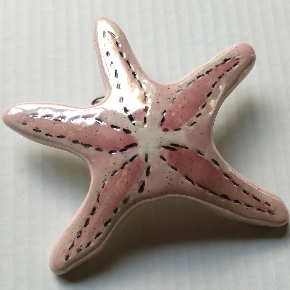 Blue Sky Ceramic Starfish 5 Inches Tall all